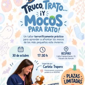 TALLER PRESENCIAL GRATUITO "TRUCO, TRATO Y MOCOS PARA RATO"